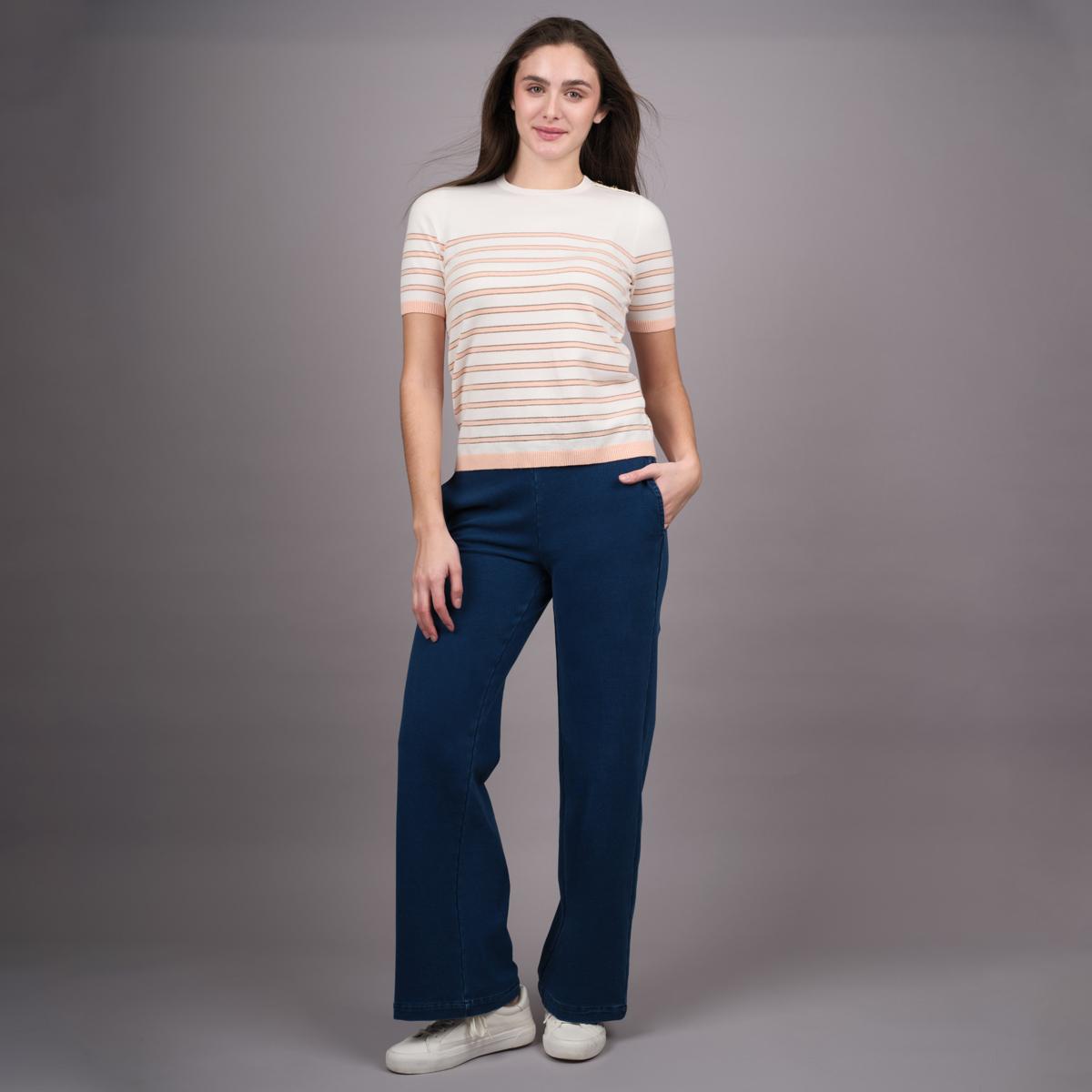 DG2 by Diane Gilman Knitflex Palazzo Pant | HSN