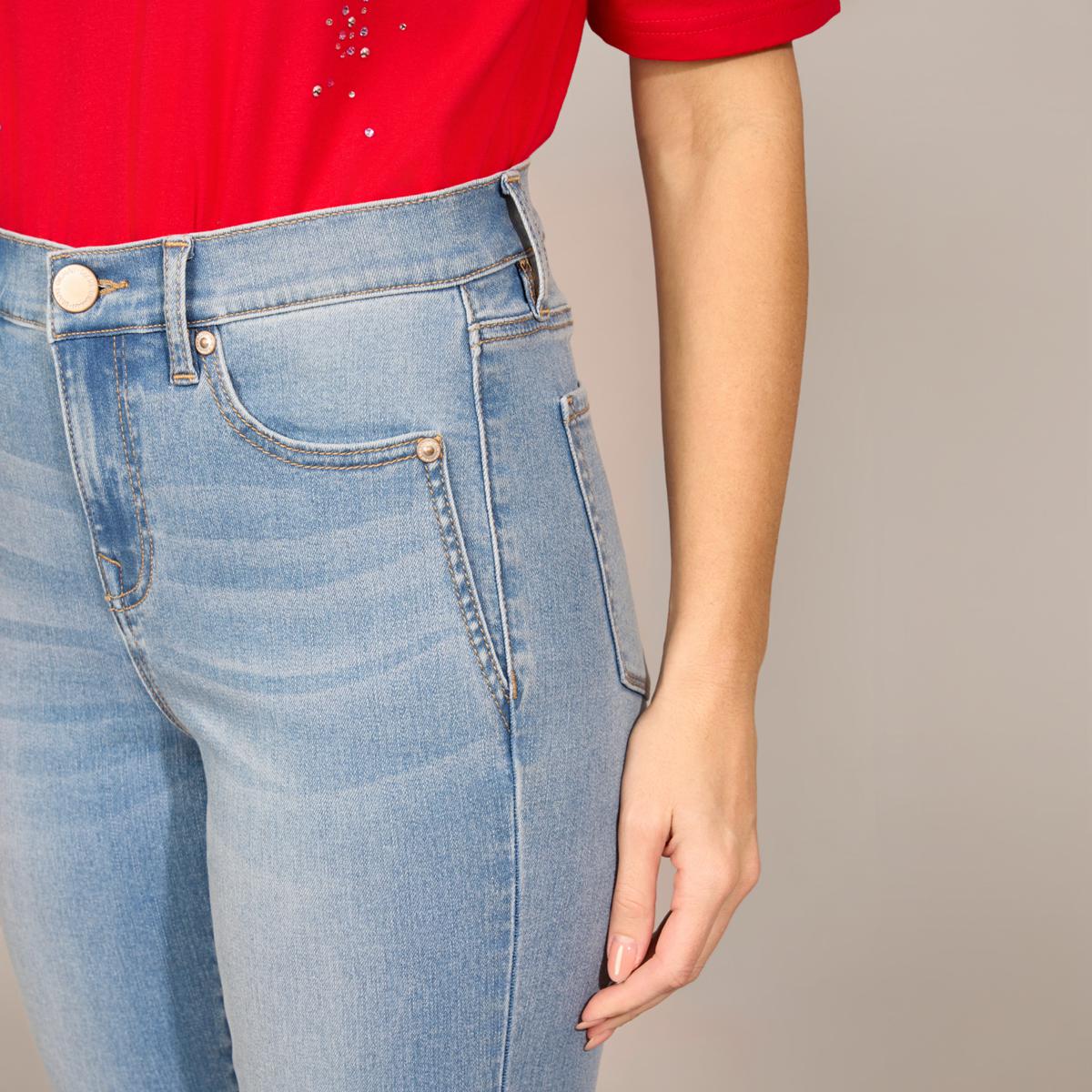 DG2 by Diane Gilman Lux Touch Denim Straight-Leg Jean | HSN