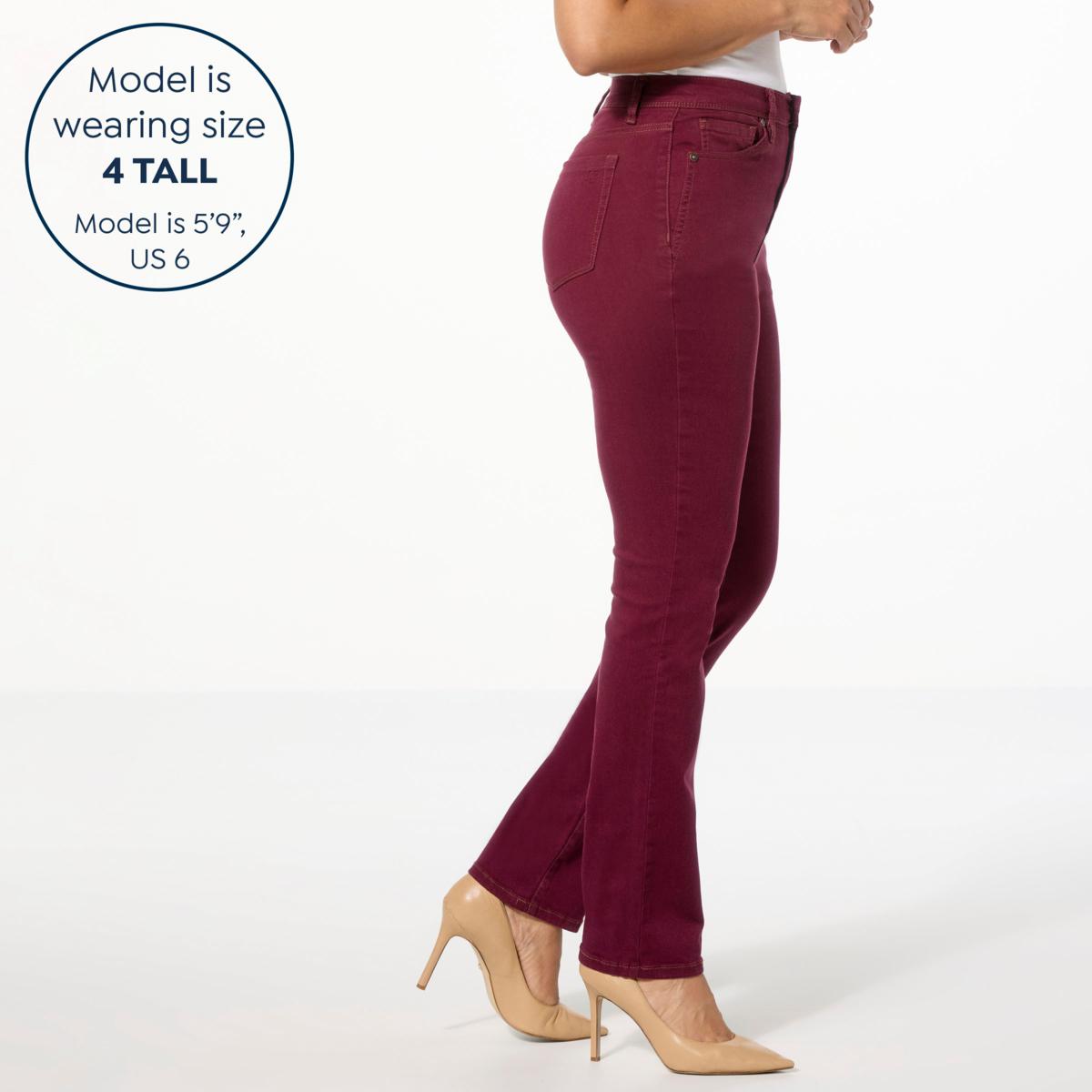 DG2 by Diane Gilman Lux Touch Stretch Denim Straight-Leg