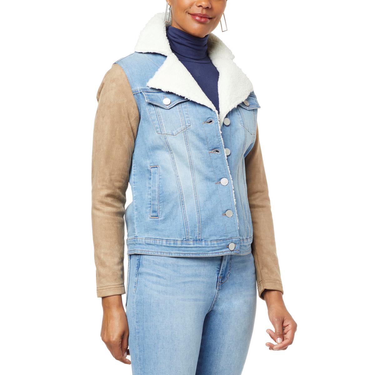 DG2 by Diane Gilman New Classic Stretch Denim Chore Jacket