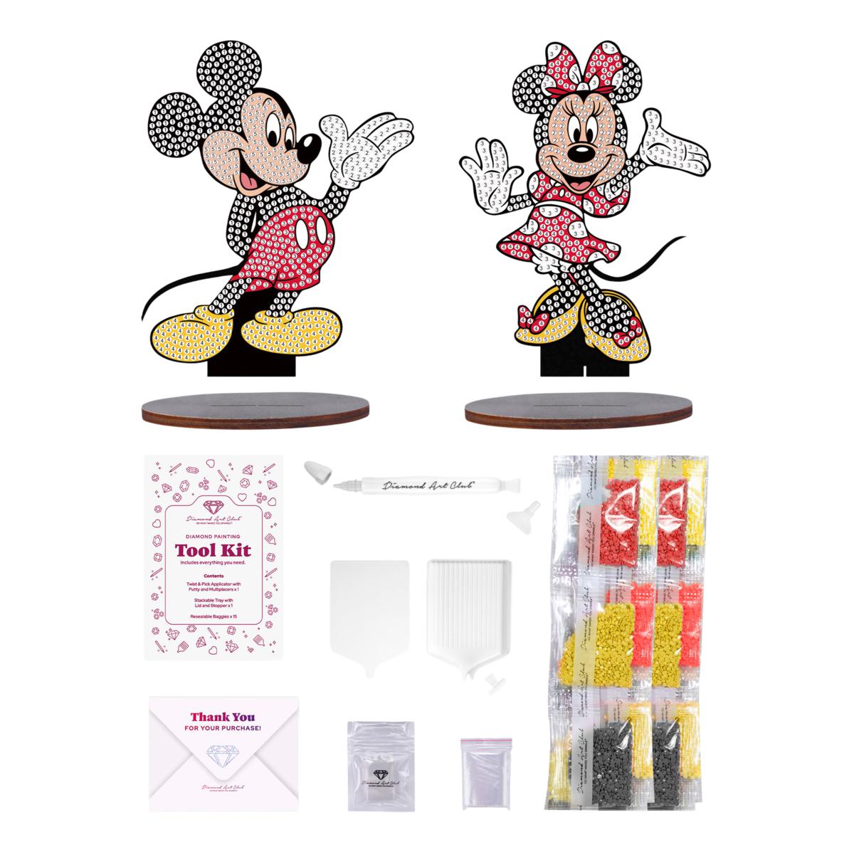 Diamond Art Club Disney Mickey and Minnie Sparkle Pal Kit