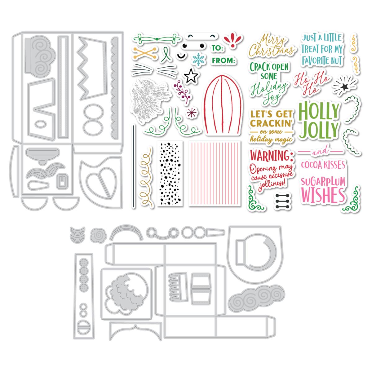 Diamond Press 3D Nutcracker Stamp and Die Kit | HSN