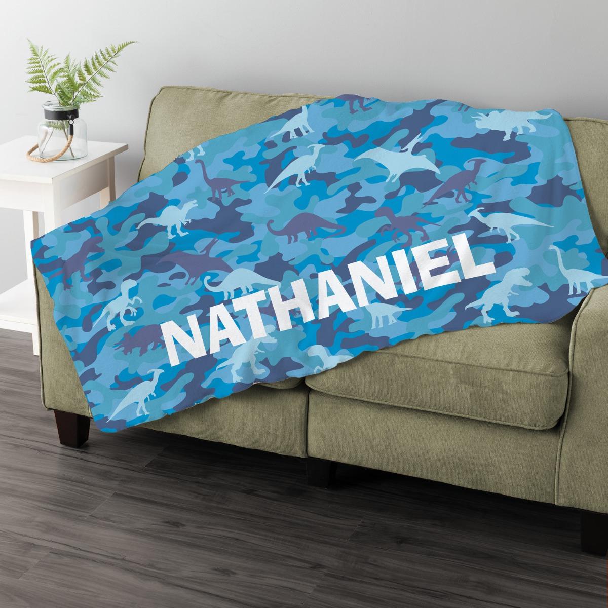 Blue discount dinosaur blanket