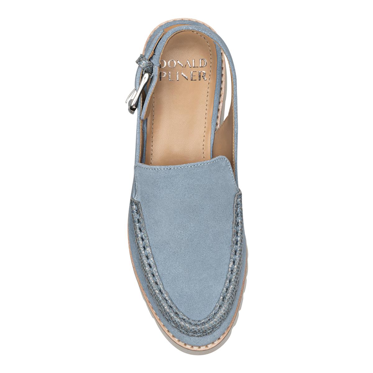 Donald Pliner Essex Modern Leather Slingback Loafer | HSN display picture 1