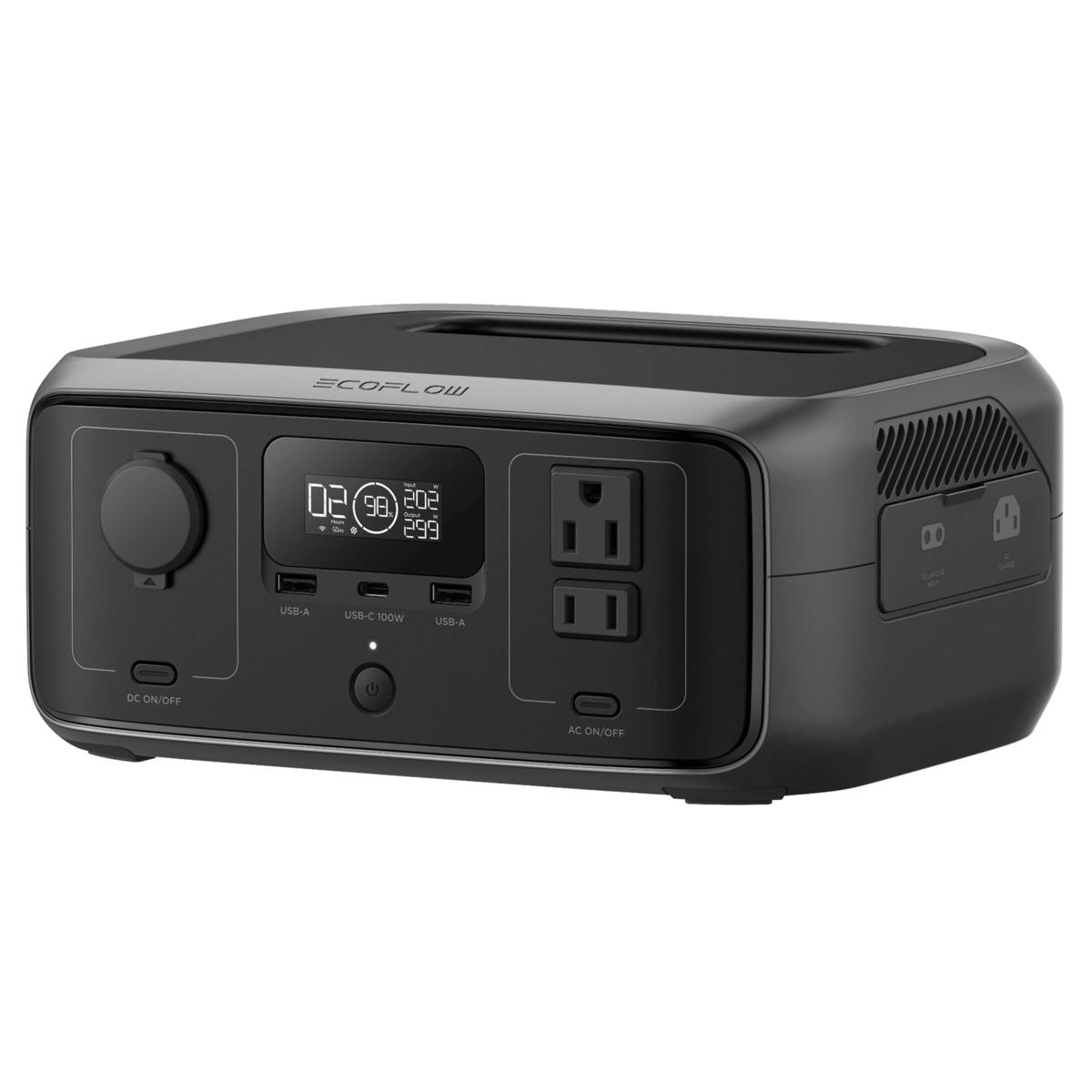EcoFlow River 3 Power Station with Optional 45W Solar Panel and 