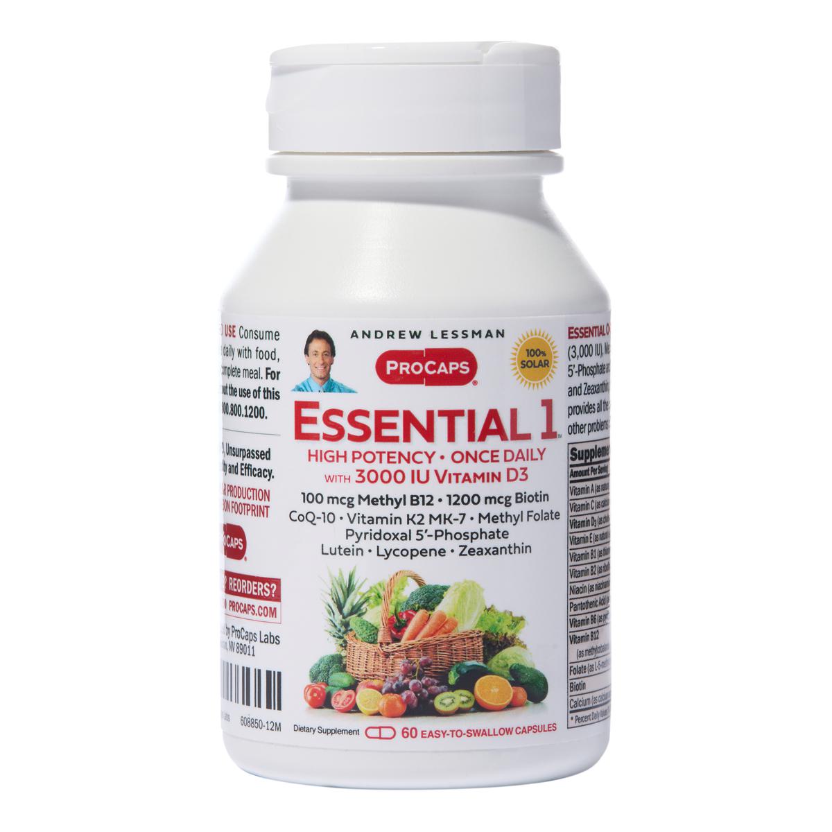 Essential-1 with Vitamin D3-3000 - 60 Capsules - 22352279 | HSN