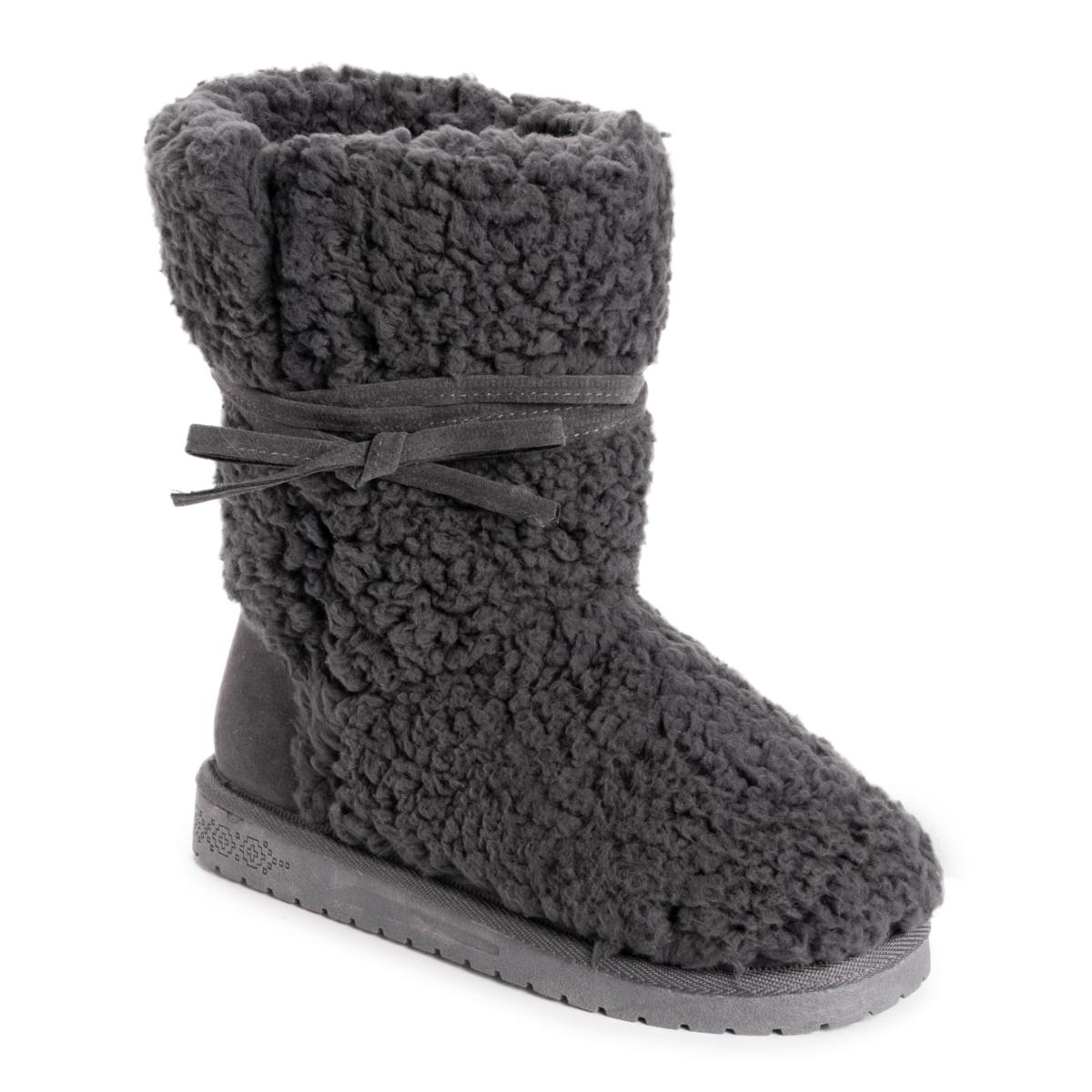 muk luks clementine faux fur boot