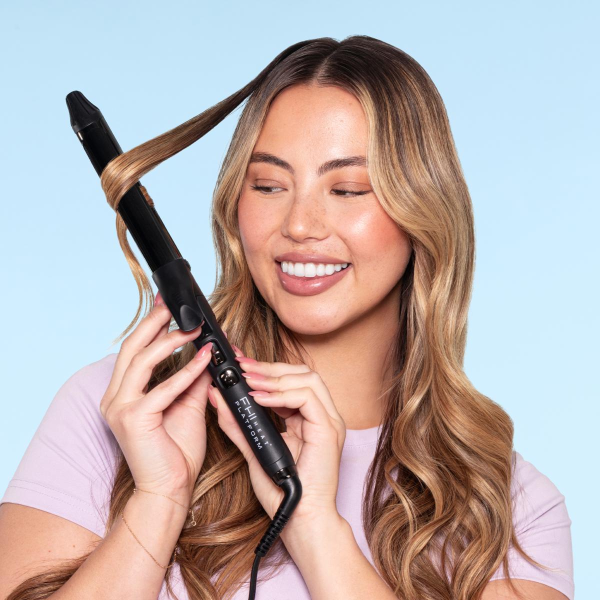 Go Curling Rod by FHI Heat FHI Heat: Tourmaline Curling Iron in 1 1/4 Inch – FHI Heat™ main image 2