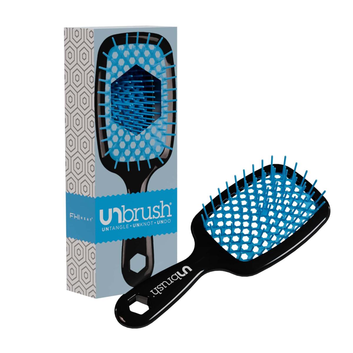 FHI Heat UNBrush Blue 2-piece Original & Flex Set | HSN