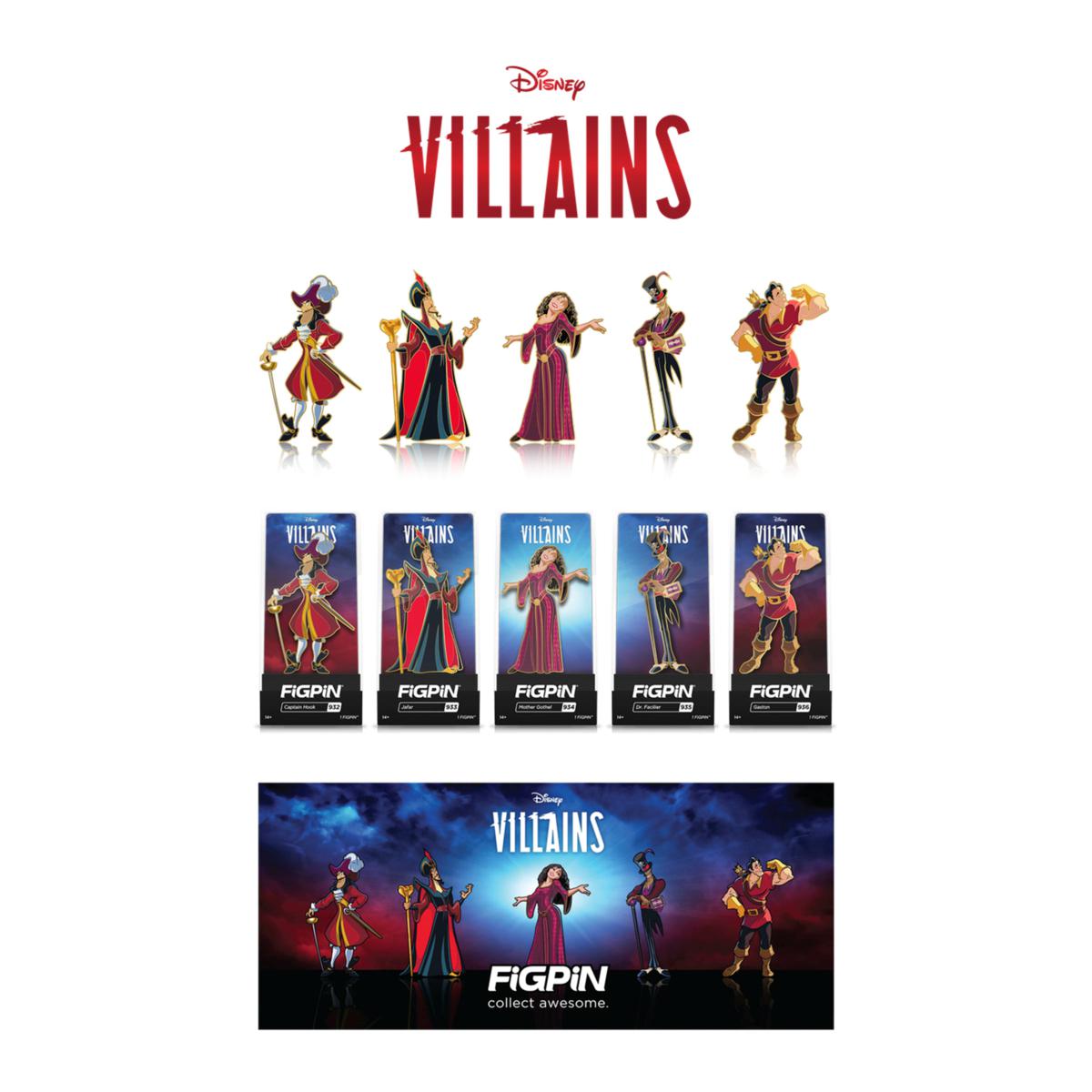 Jafar 933 Sequence Match WITH Disney Villains FiGPiN Deluxe Box Set but deals NO LOGO