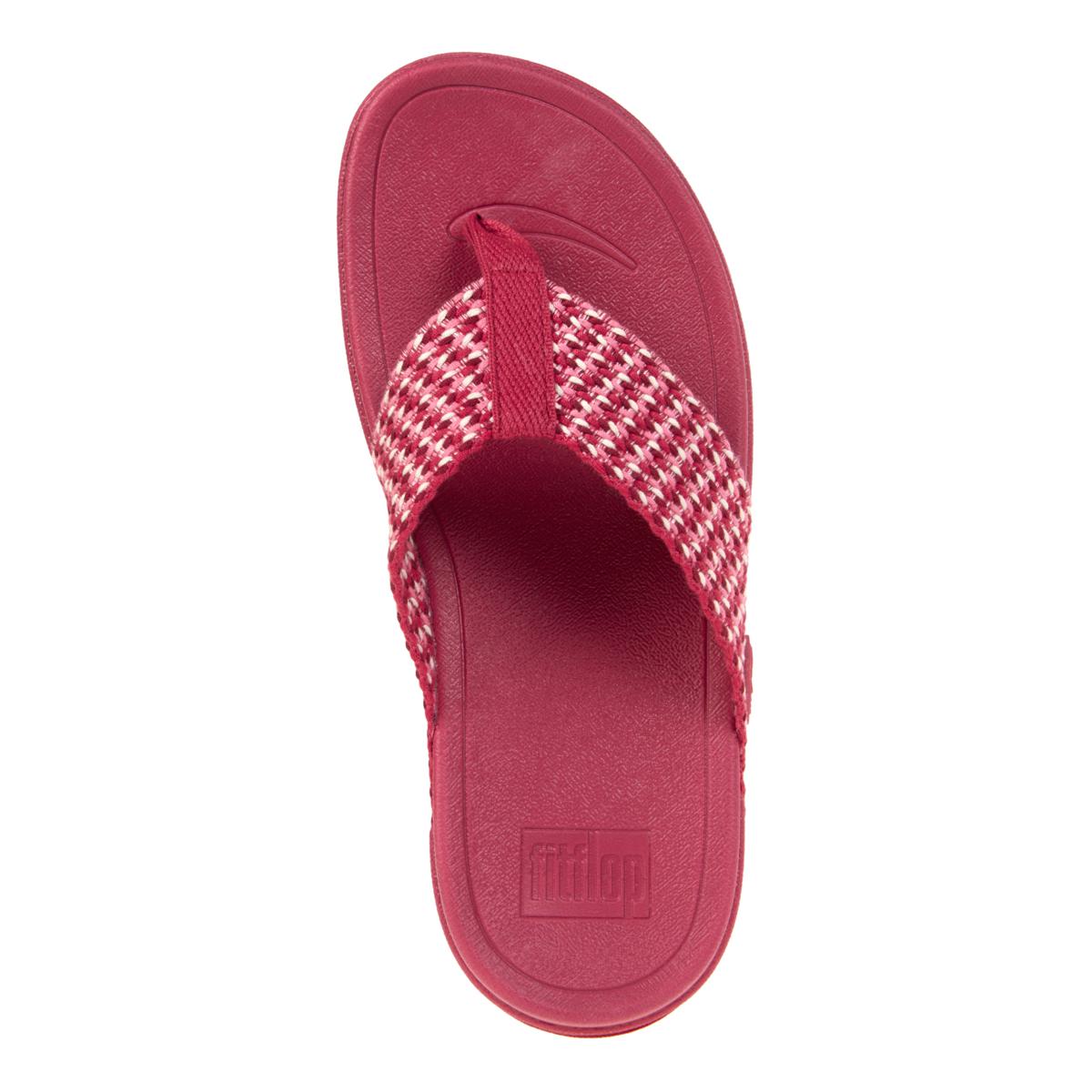Fitflop Surfa Multi-Tone Webbing Toe-Post Flip-Flops - 23397493 | HSN