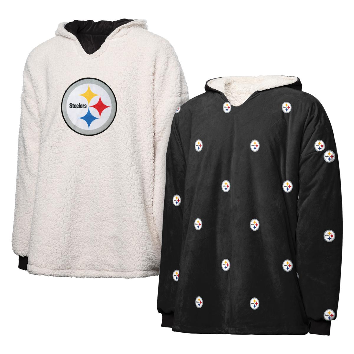 Men's Pittsburgh Steelers Black Utility Pullover Hoodie