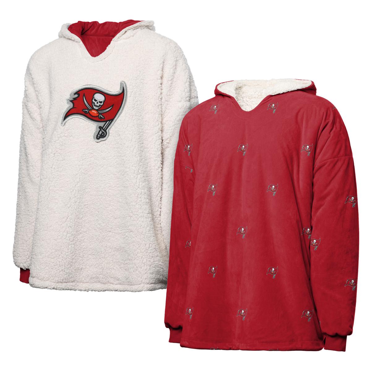 FOCO Tampa Bay Buccaneers Repeat Print Reversible Hoodeez | HSN