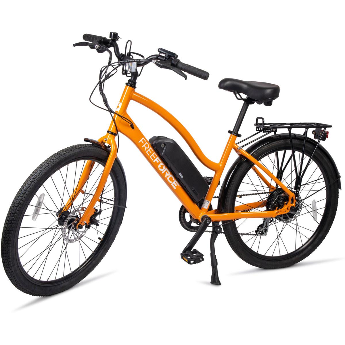 Free Force The Avalon 16" Electric Beach Cruiser Bike Orange