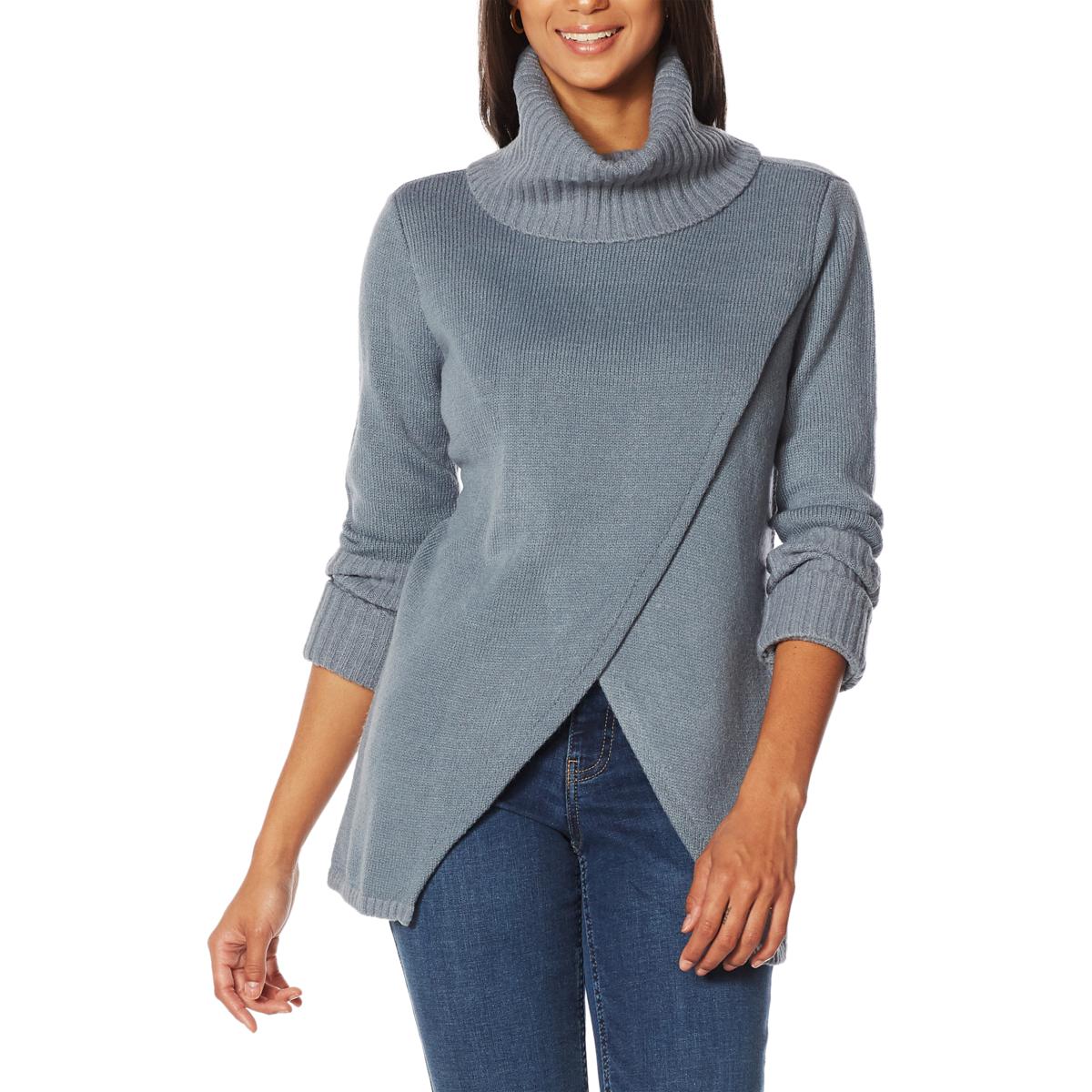 G by Giuliana Black Label Crossover Sweater