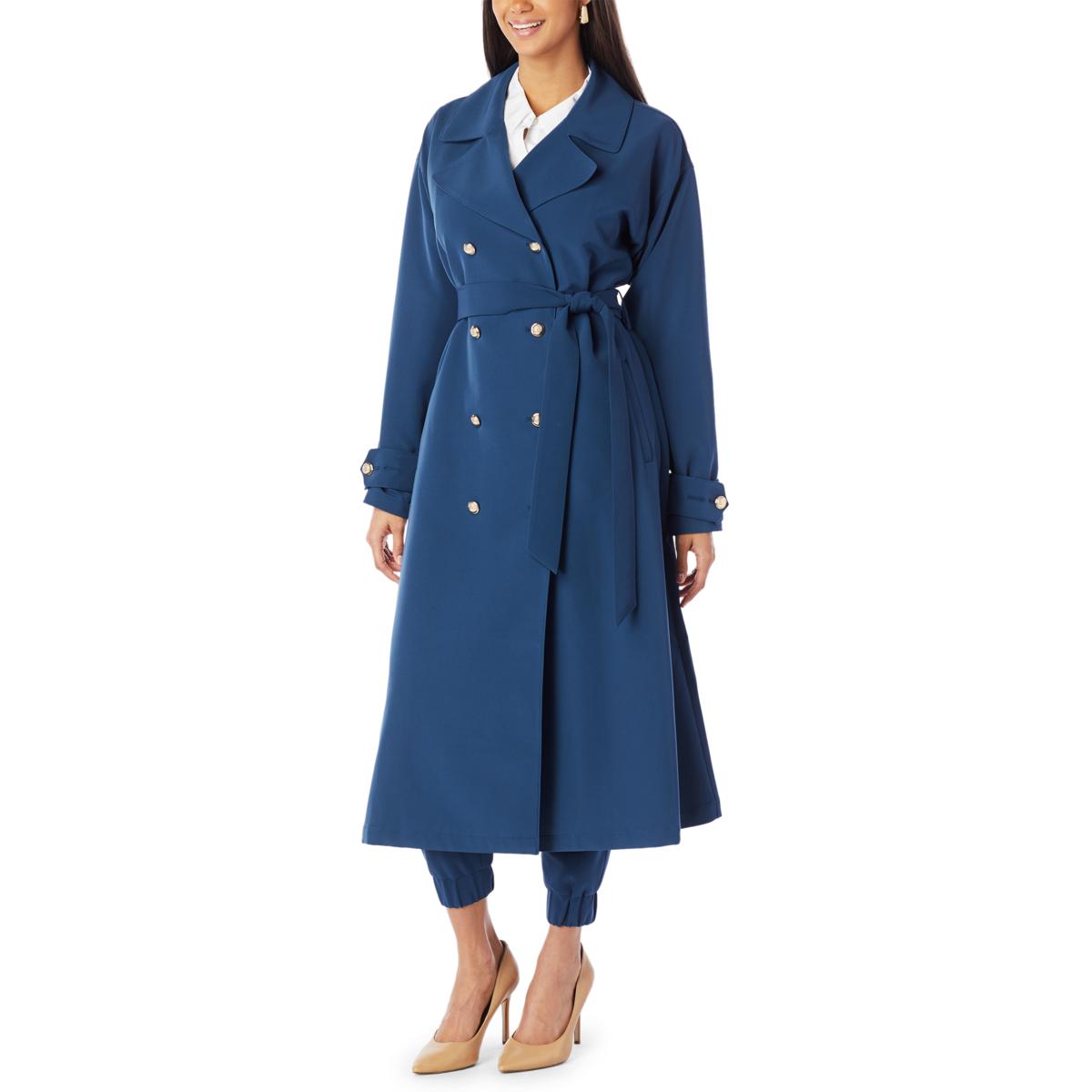 G by Giuliana Black Label Stretch Twill Trench Coat