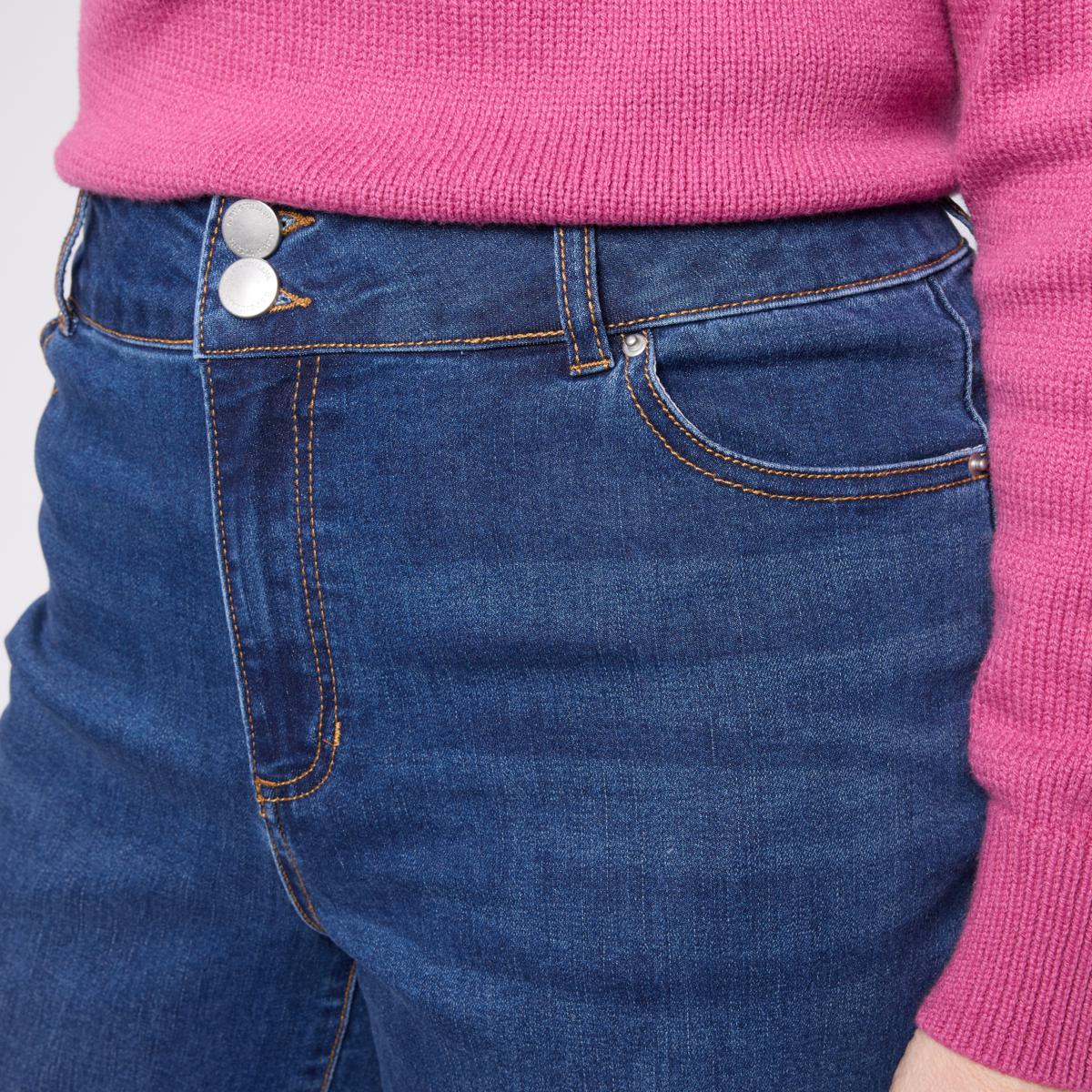 G by Giuliana G5 Stretch Denim Full-Leg Trouser | HSN