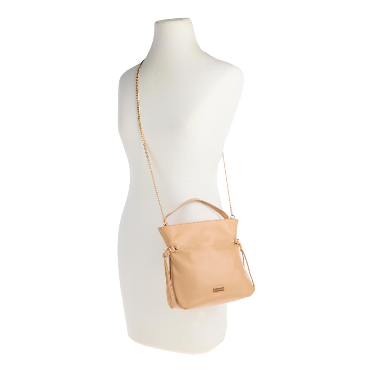 G by Giuliana Lamb Leather Mini Bucket Bag | HSN