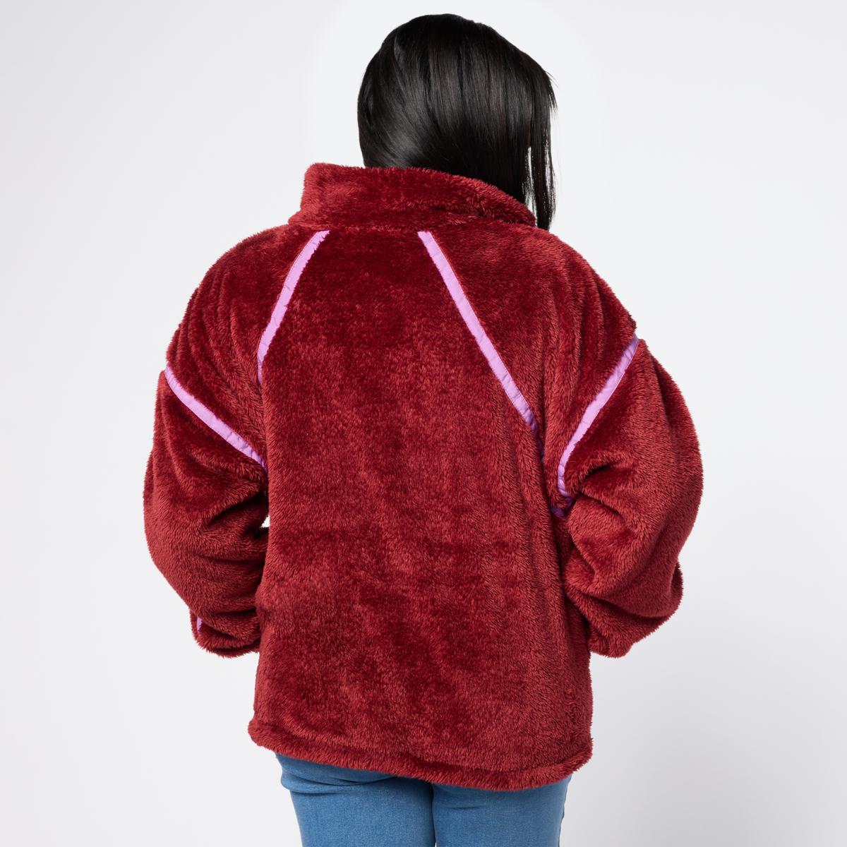 G by Giuliana Teddy Sport Zip-Front Contrast-Trim Jacket | HSN