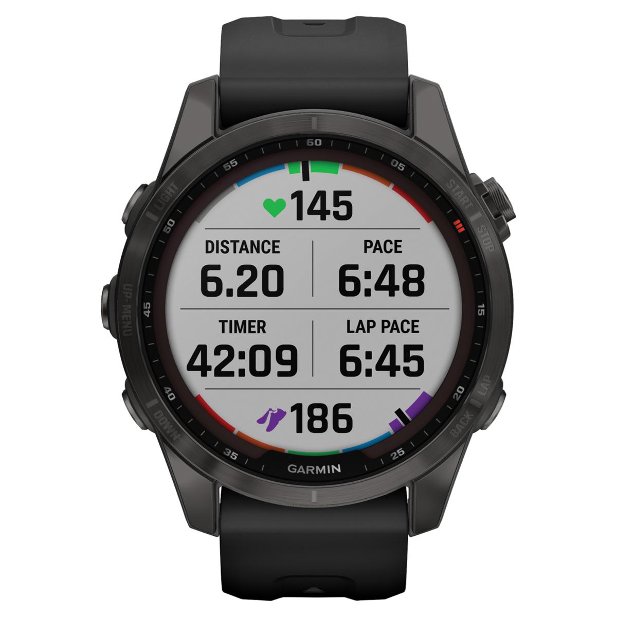 Garmin Fenix 7S Watch, Black