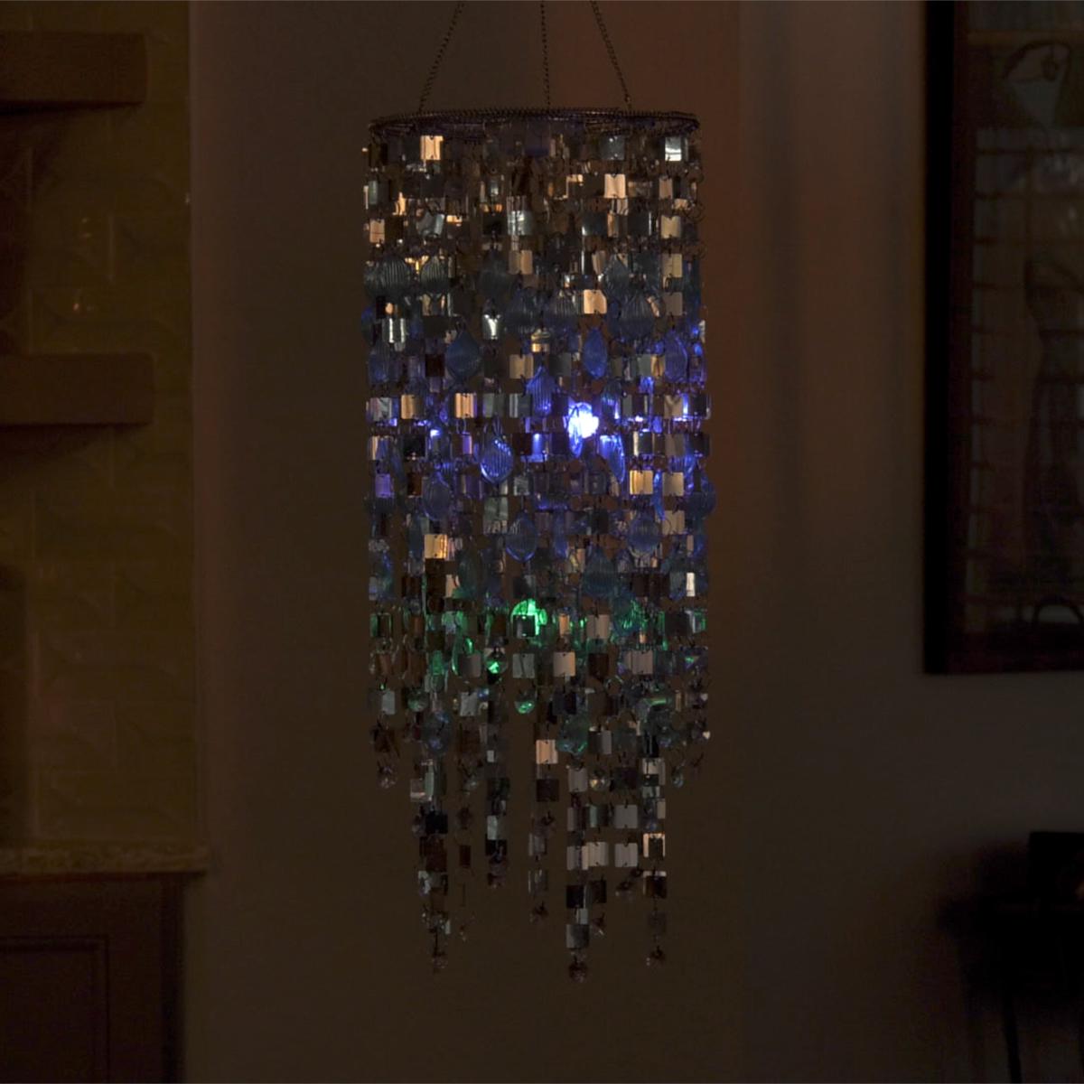 wilson and fisher glass chandelier