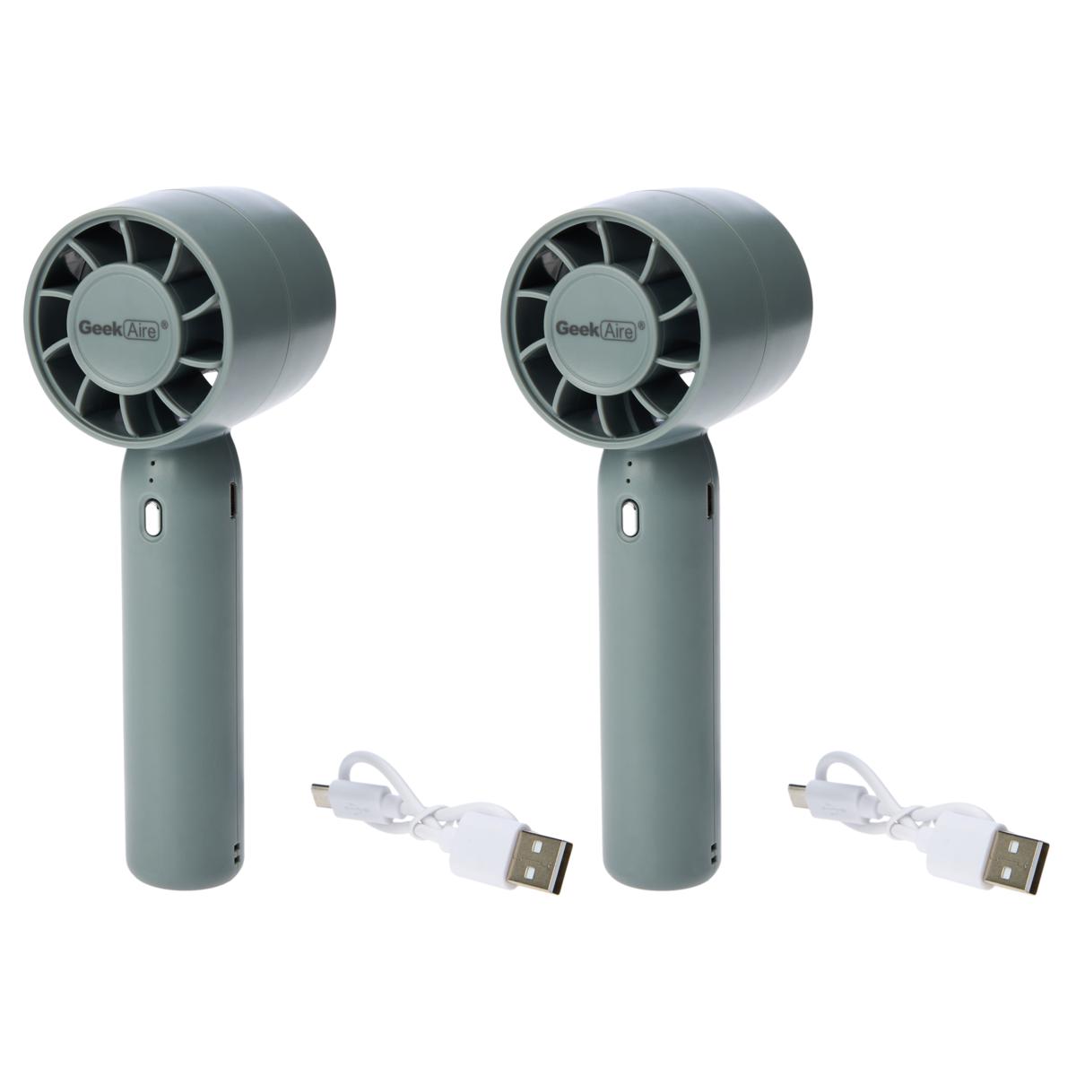 Geek Aire Mini Set of 2 Rechargeable Fans