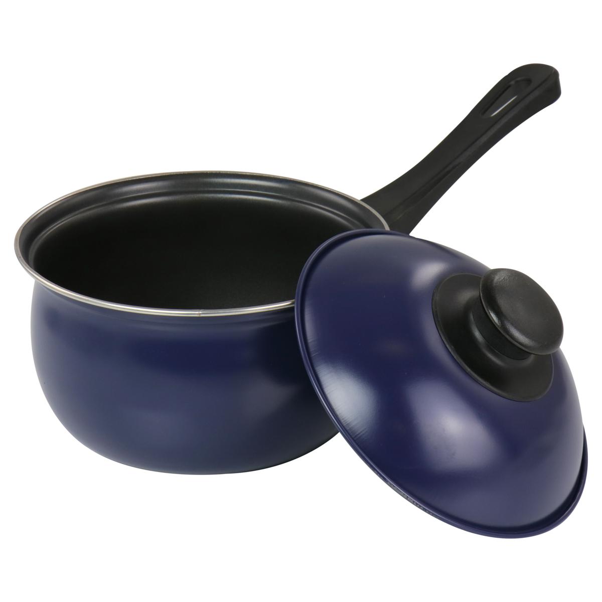 Gibson 7 Piece Chef Du Jour Carbon Steel Nonstick Cooking Pots And