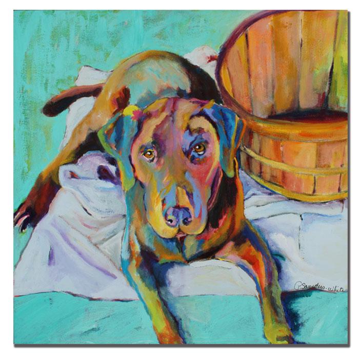 Giclee Print - Basket Retriever 35" x 35"