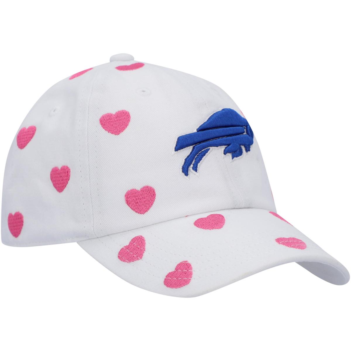 Men's '47 White Buffalo Bills Logo Clean Up Adjustable Hat