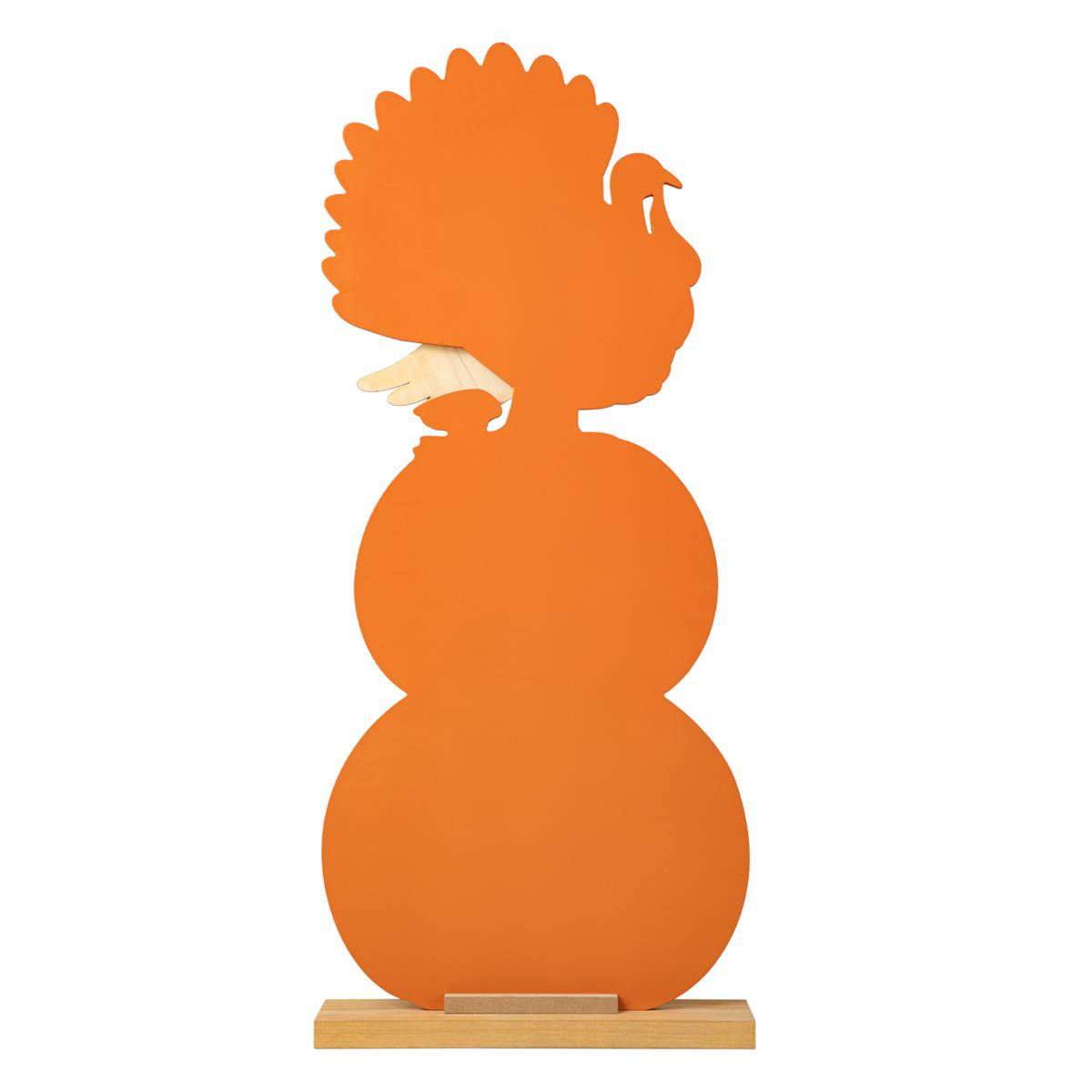 Glitzhome 31in. H Thanksgiving Wooden Turkey Porch Decor - 22072629