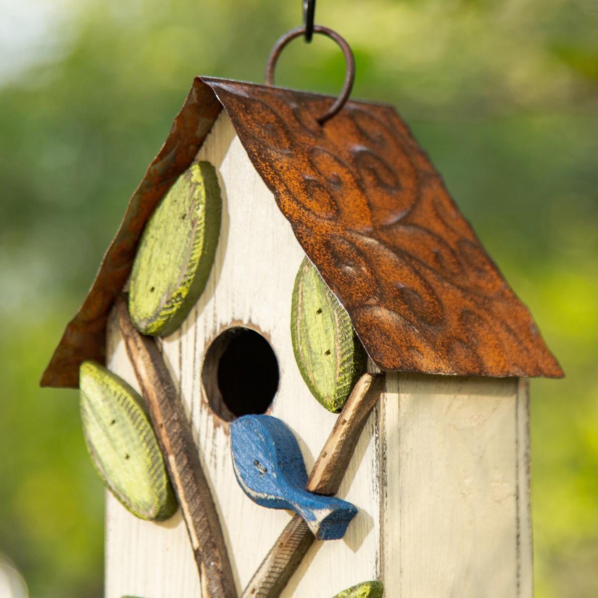 BIRDHOUSE, Rustic Birdhouse, Wooden Birdhouse, Handmade Birdhouse, Bird House Functional For Birds, Hand Painted Outdoor outlet Birdhouse