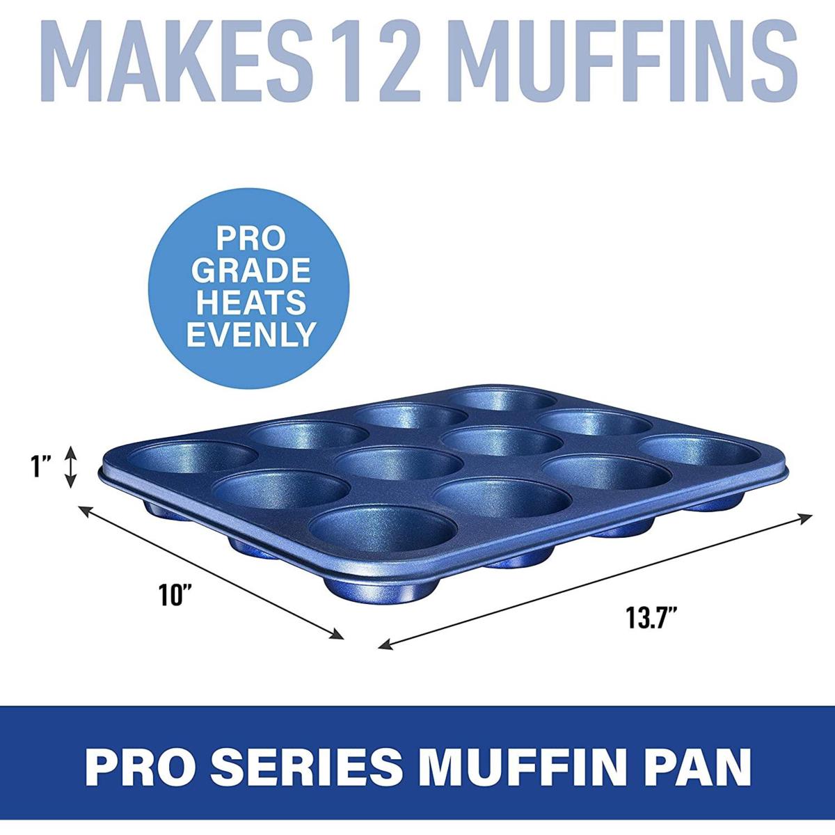 Blue Diamond Non-Stick 12-Cup Muffin Pan