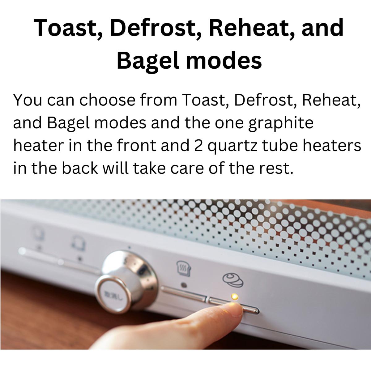 Heatmate Graphite Heating Technology Pop-up Toaster W/7 Heat Settings, 3  Toasting Functions & Unique Bagel Mode, Olive/brushed Nickel : Target