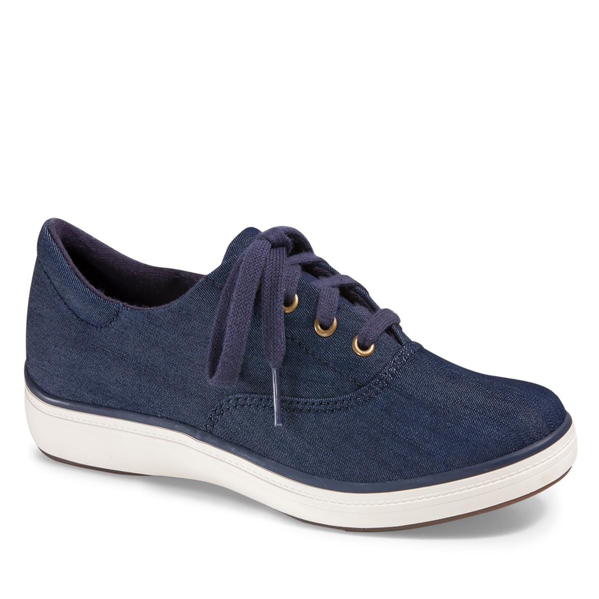 Grasshoppers by Keds Janey II Denim Lace-Up Sneaker - 8815039 | HSN