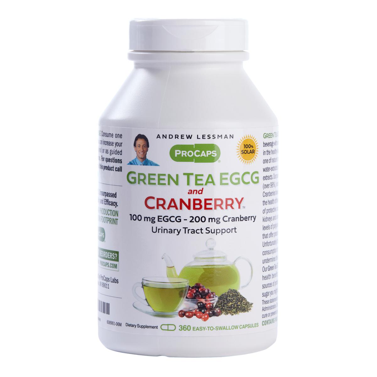 Green Tea & Cranberry - 360 Capsules