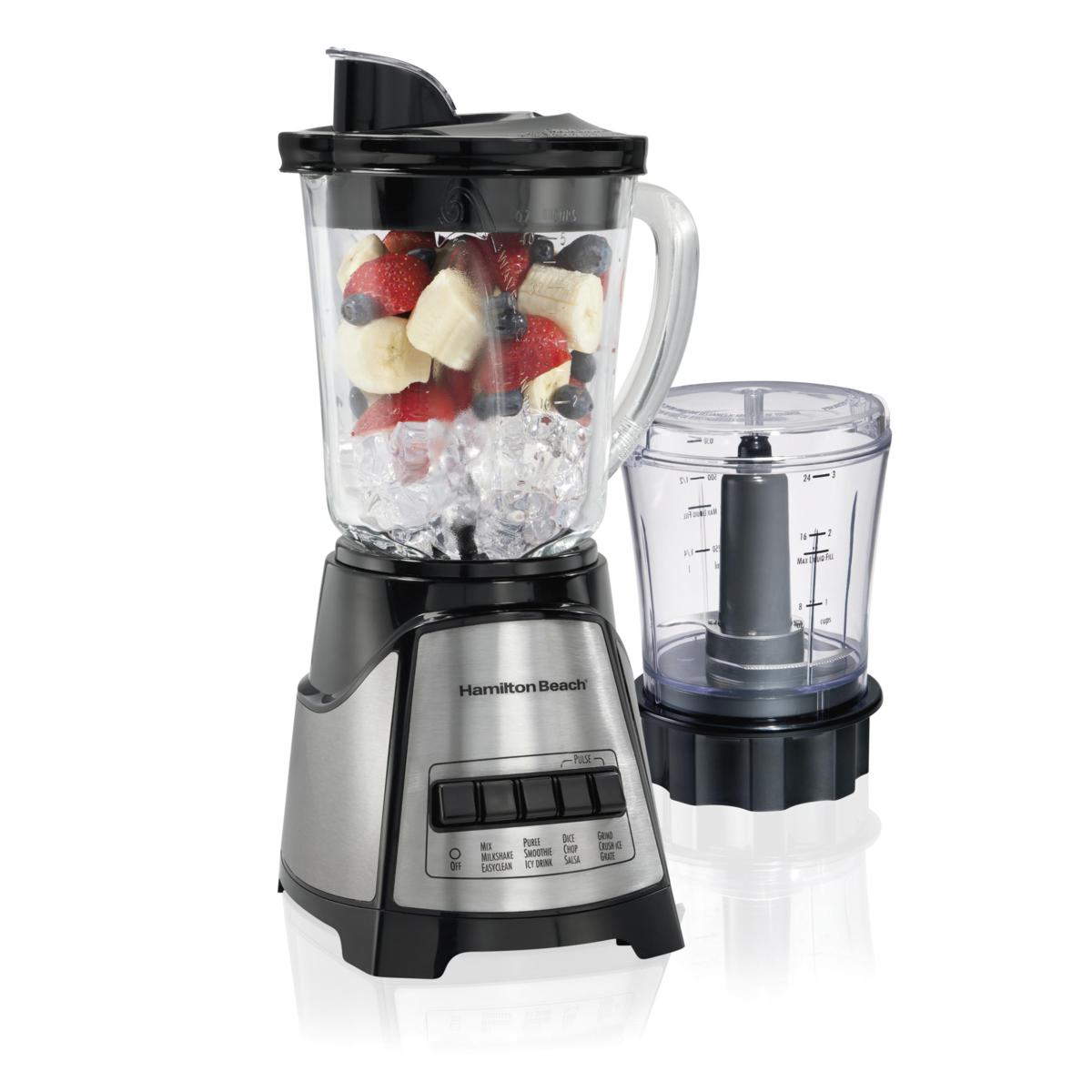 Hamilton Beach Wave Crusher Blender with 20 oz. Travel Jar