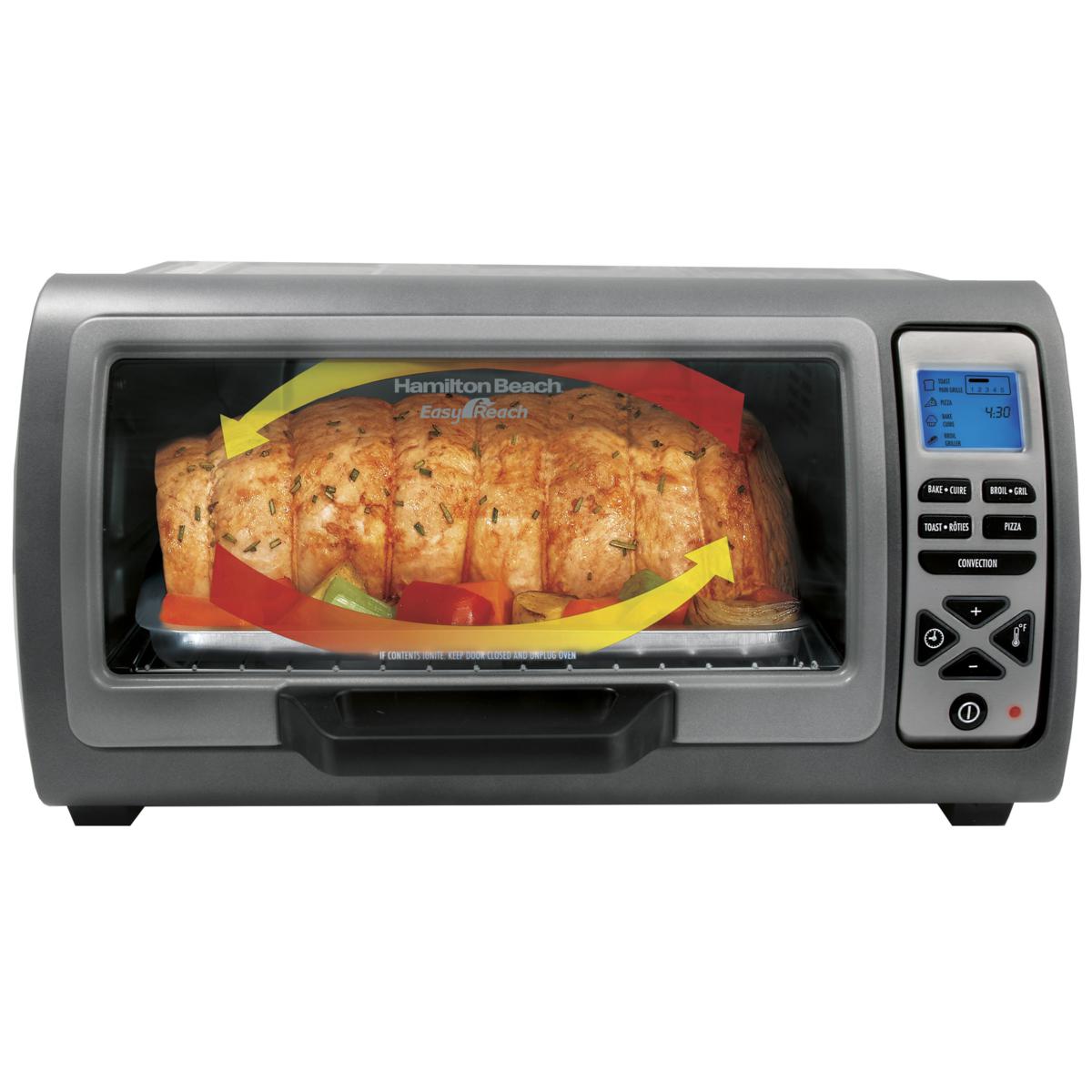 Hamilton beach easy 2025 reach digital convection oven