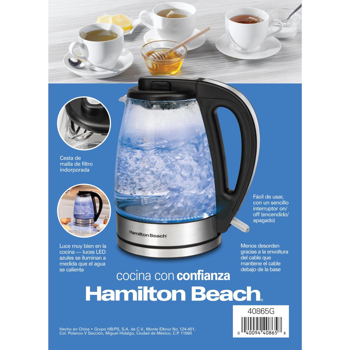 Hamilton beach fashion electric kettle