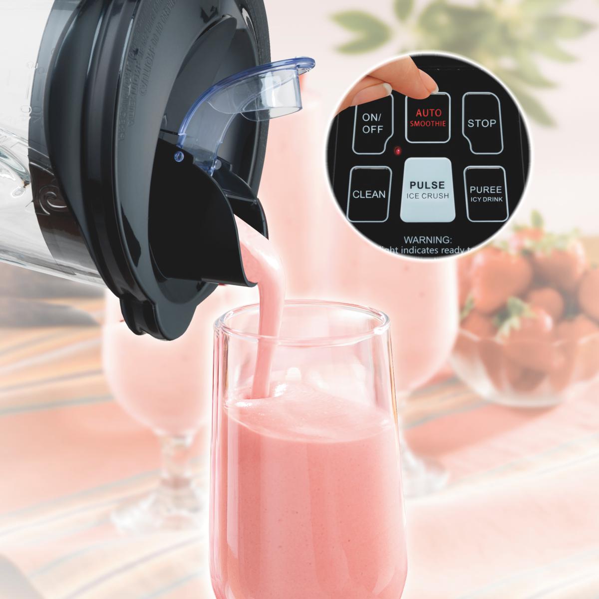 Freezer Smoothies: Kitchen Aid Blender, Tupperware glasses, and