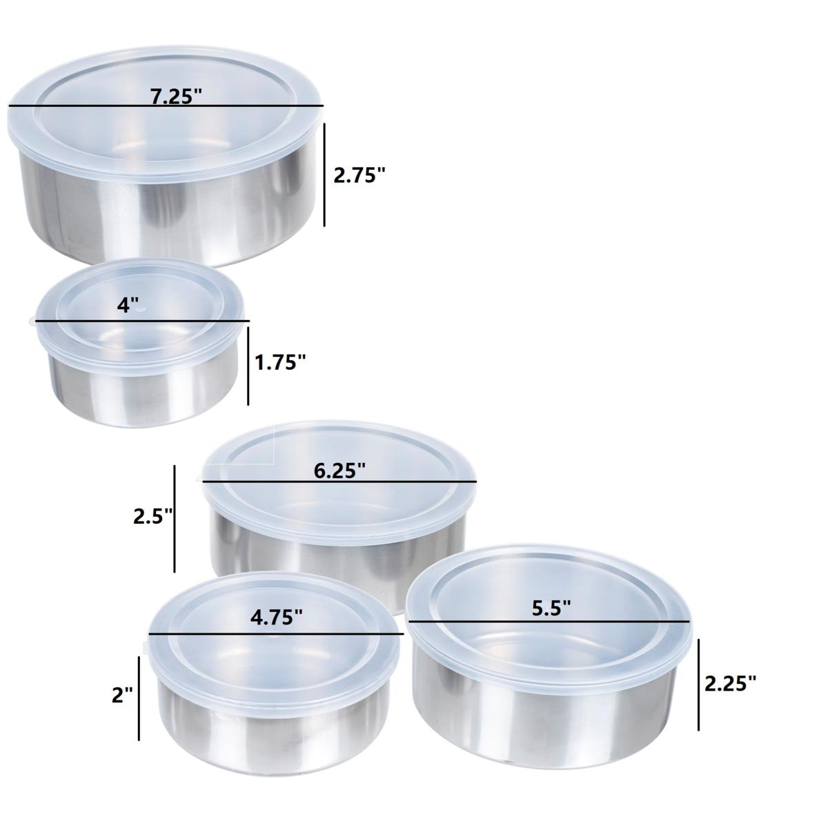 Hastings Home Stainless Steel Measuring Cup Set | 321283DNJ