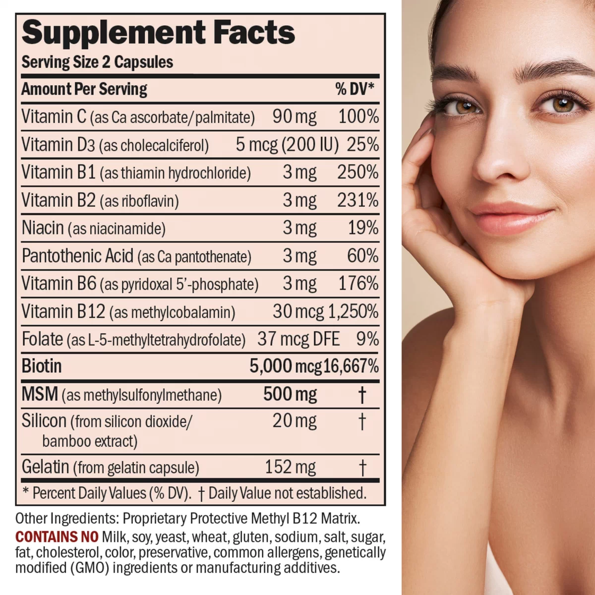 Healthy Hair, Skin and Nails - 120 Capsules | HSN