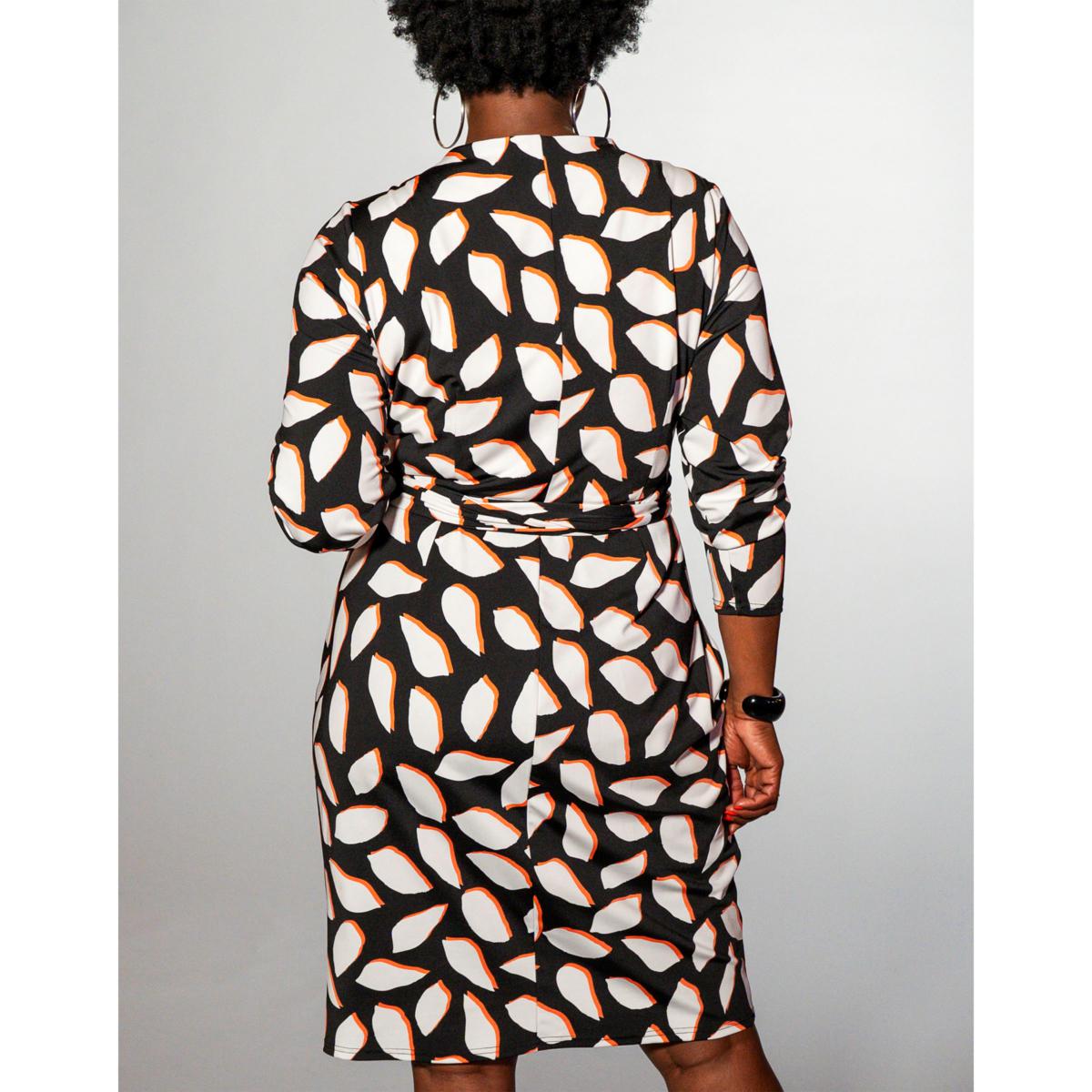 HFR x Undra Celeste Jersey Knit Faux Wrap Dress | HSN