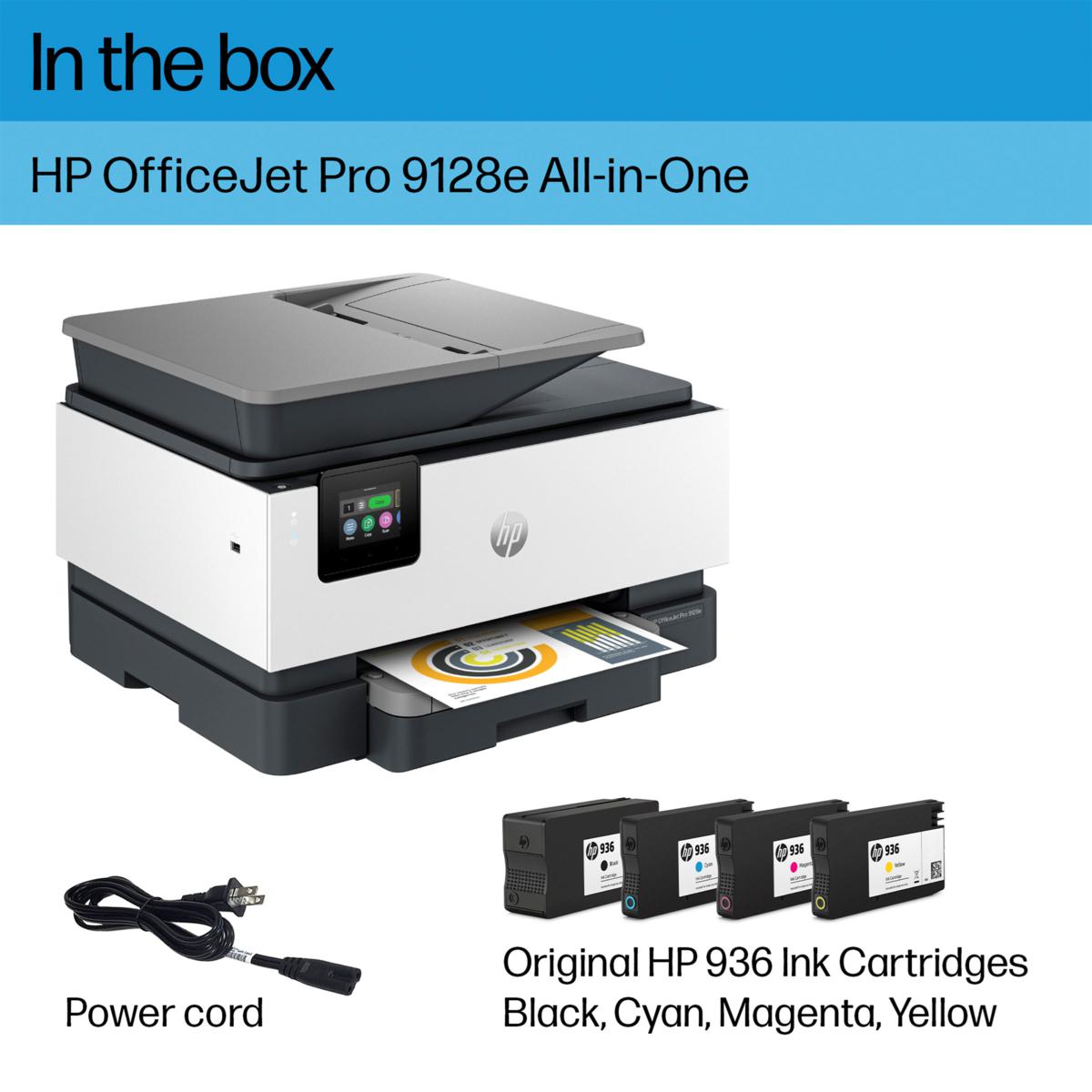 HP OfficeJet Pro 9128e AIO Printer with $25 Instant Ink HP OfficeJet Pro 9128e AIO Printer with $25 Instant Ink