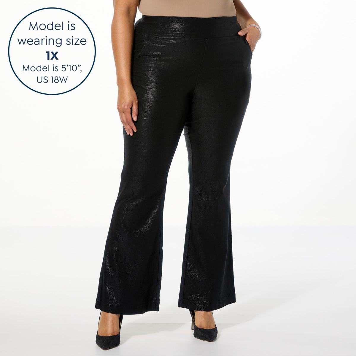 Leggings Noirs Légèrement Brillants HUE - Taille Small, Neufs Sans étiquettes