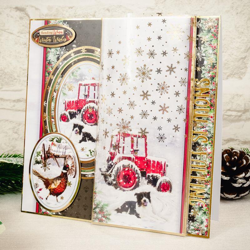 Hunkydory Crafts Winter Wildlife Luxury Foiled Acetate - 20680252