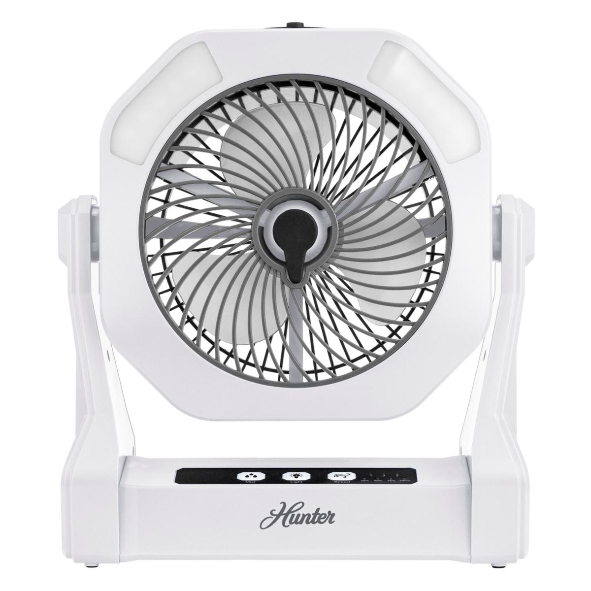 Hunter Rechargeable Fan with Mist Feature | HSN