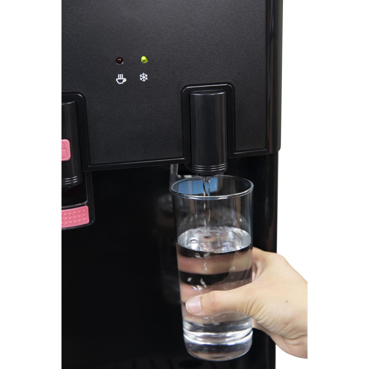 Bottled Water Hot/Cold Cooler Black