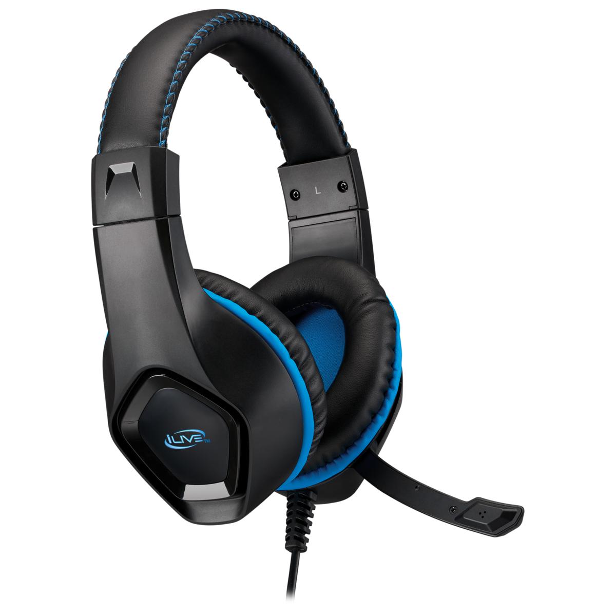 iLive IAHG19B Universal Gaming Headphones with Microphone