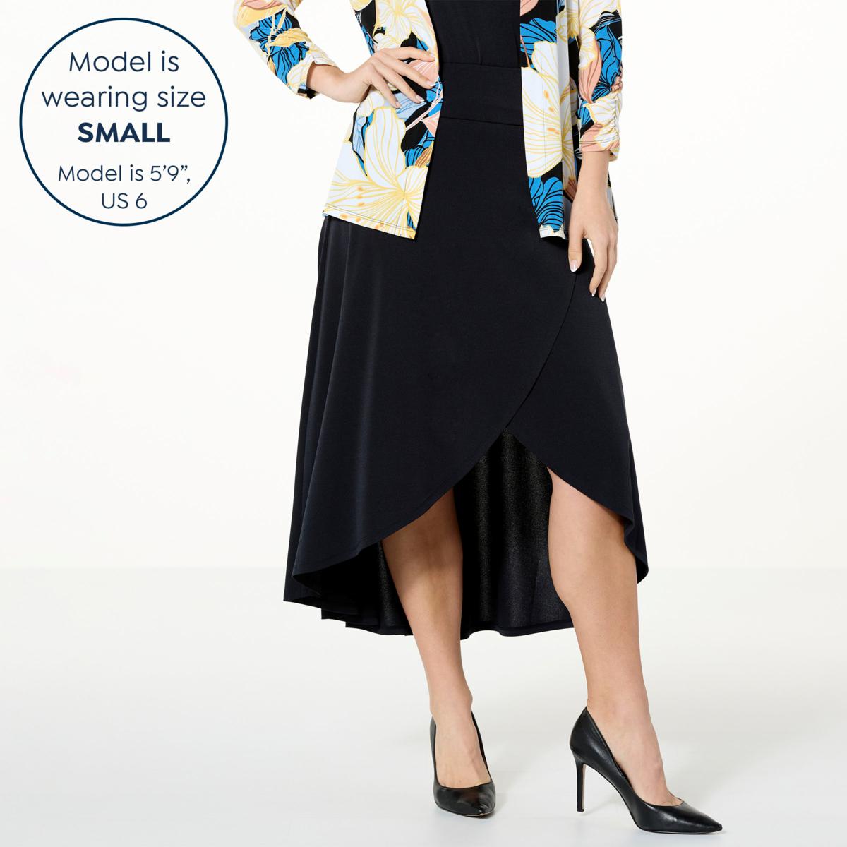 IMAN Global Chic High-Low Tulip Skirt - 20719851 | HSN