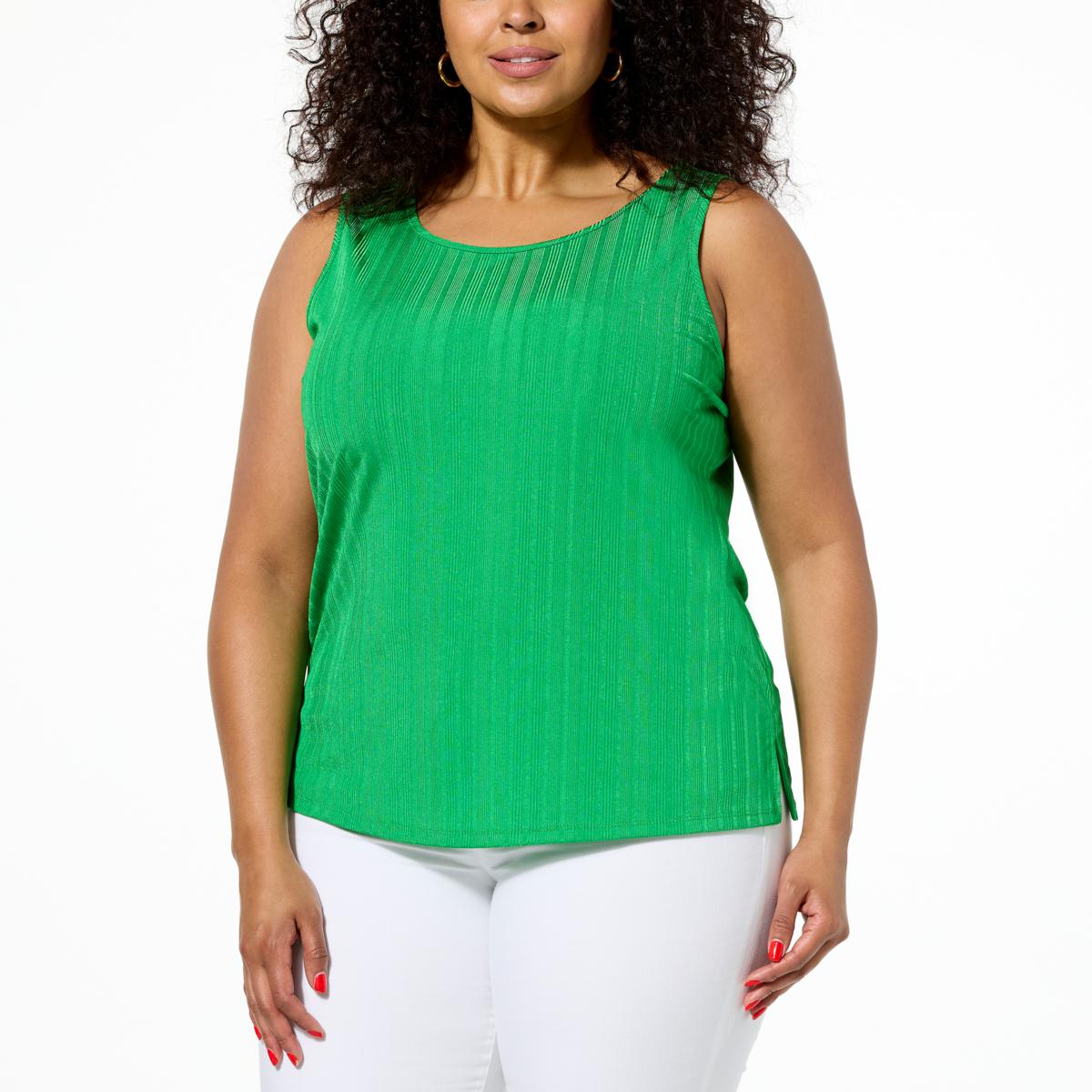 IMAN Global Chic Ribbed Knit Tank Top - 22782813 | HSN